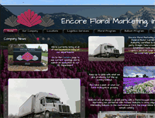 Tablet Screenshot of encorefloral.com
